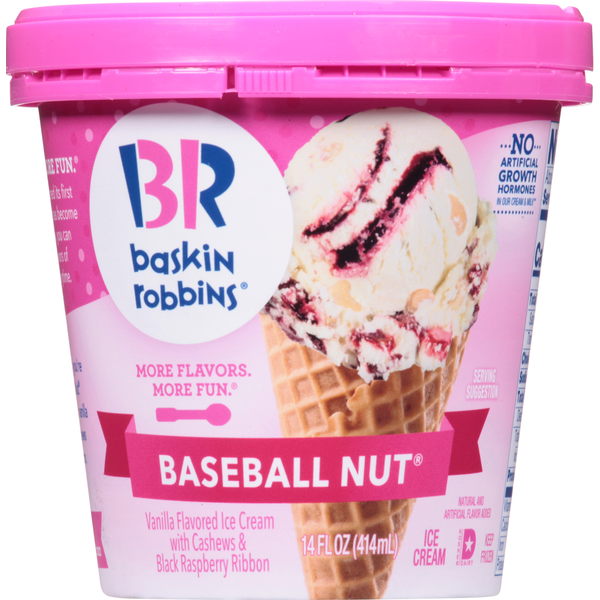 Ice Cream & Ice Baskin-Robbins Ice Cream, Baseball Nut hero