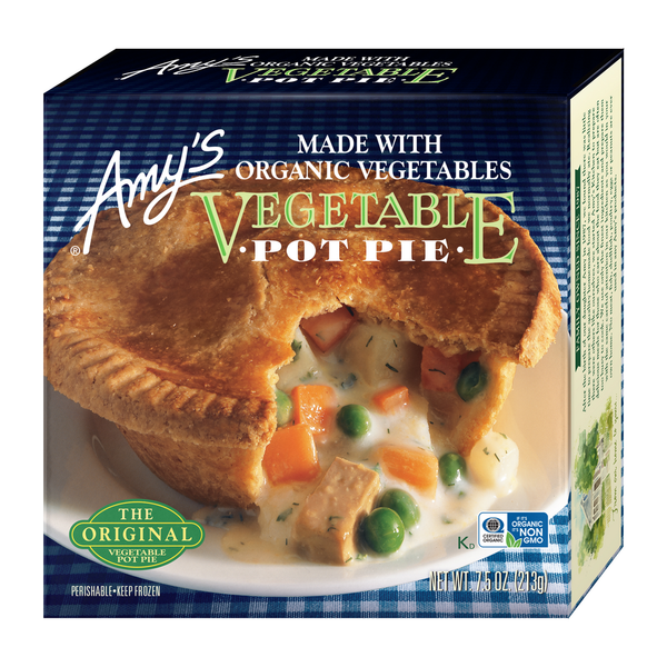 Frozen Meals Amy's Kitchen Vegetable Pot Pie hero