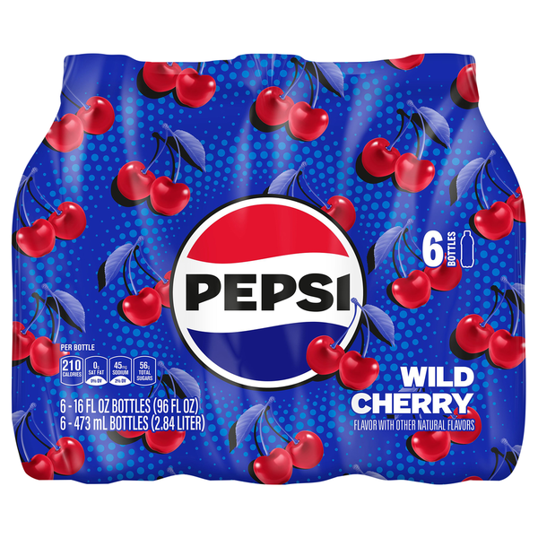 Soft Drinks Pepsi Cola, Wild Cherry hero