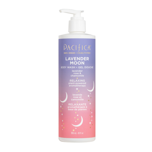 Pacifica Lavender Moon Body Wash, Aromatherapy, Shower Gel Women hero