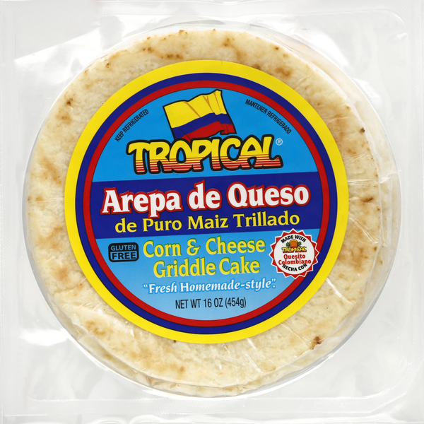 Latino Foods Tropical Griddle Cake, Corn & Cheese hero