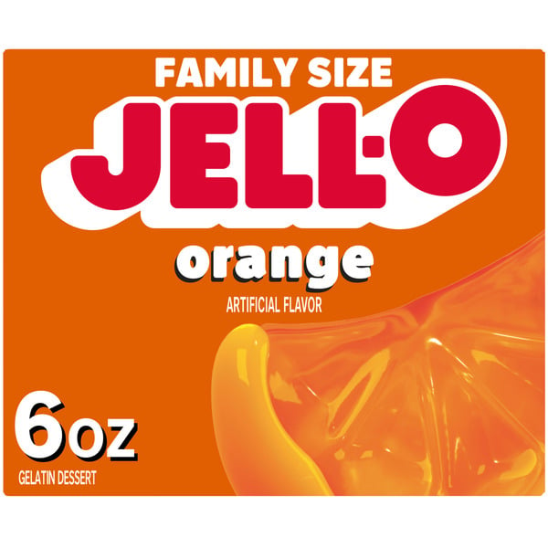 Doughs, Gelatins & Bake Mixes Jell-O Orange Gelatin Dessert Mix hero