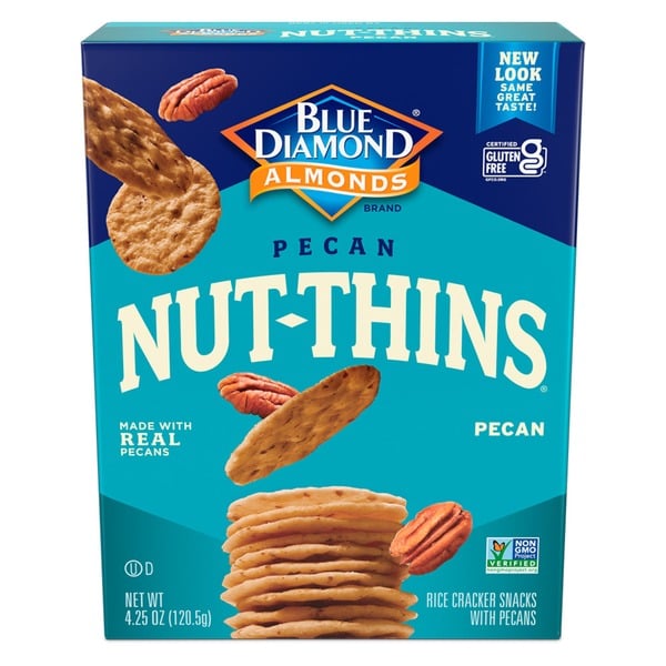 Crackers Blue Diamond Crackers, Pecan hero