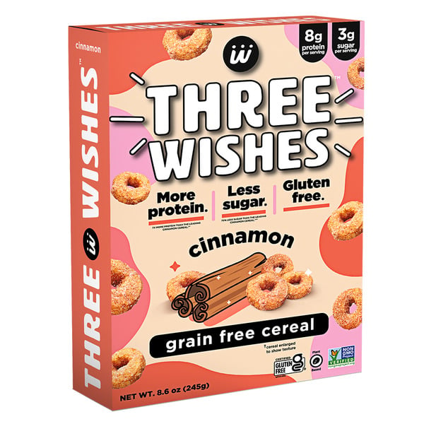 Cereal Three Wishes Cinnamon, Grain Free Cereal hero