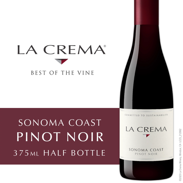 Wine La Crema Pinot Noir Half Bottle Sonoma Coast Red Wine hero