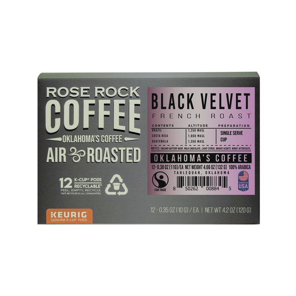 Coffee Rose Rock Coffee Black Velvet - Single Serve Cups hero