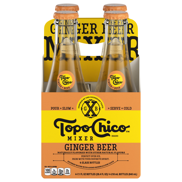 Soft Drinks Topo Chico Mixer, Ginger Beer hero