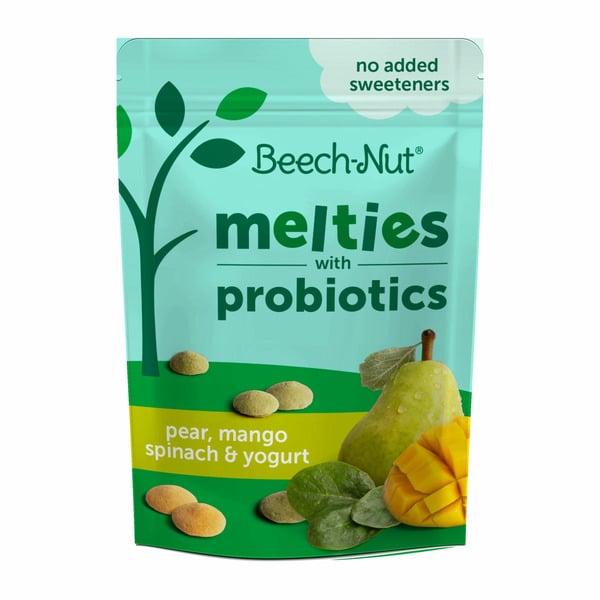 Yogurt Beech-Nut Melties with Probiotics, Pear, Mango, Spinach, Yogurt hero