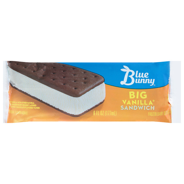 Ice Cream & Ice Blue Bunny Big Vanilla® Sandwich hero