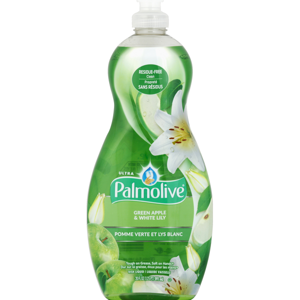 Dish Detergents Palmolive Dish Liquid, Green Apple & White Lily hero