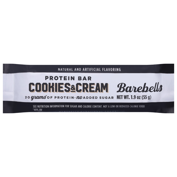 Protein & Meal Replacements Barebells Protein Bar, Cookies & Cream hero