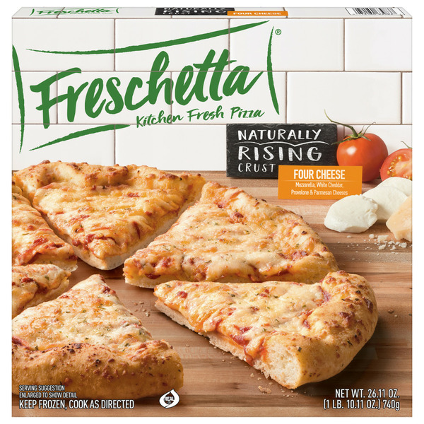 Frozen Pizza Freschetta Naturally Rising Crust Four Cheese Pizza hero