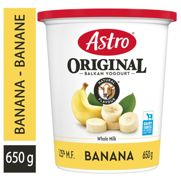 Yogurt Astro Original Yogurt Banana, Balkan Style 3.25% hero