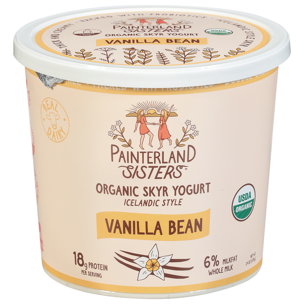 Yogurt Painterland Sisters Yogurt, Organic, Vanilla Bean, Icelandic Style hero