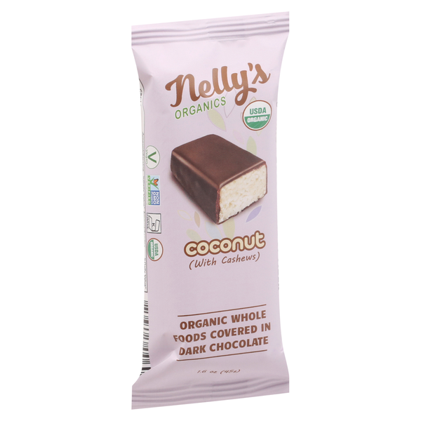 Refrigerated Deli Nelly's Organics Bars, Coconut hero