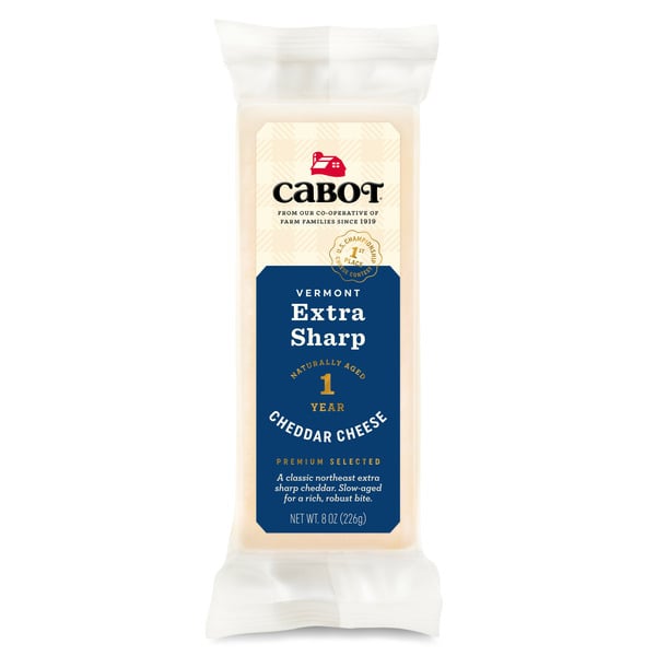 Packaged Cheese Cabot White Extra Sharp Cheddar hero