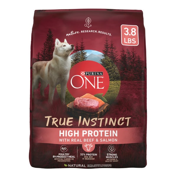 Dog Food & Care Purina ONE True Instinct High Protein Formula With Real Beef and Salmon Dry Dog Food hero