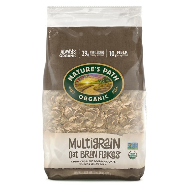 Cereal Nature's Path Multigrain Oat Bran Flakes Cereal hero