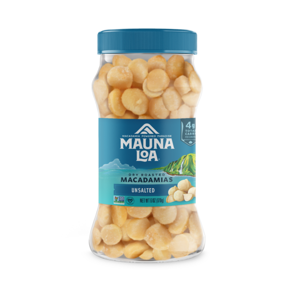 Mauna Loa Unsalted Macadamia Nuts Jar hero