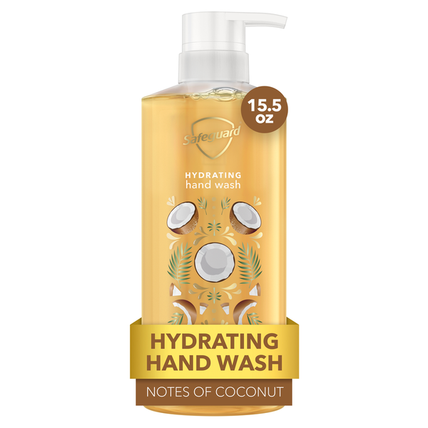 Safeguard Liquid Hand Soap Nourishing Notes of Coconut hero