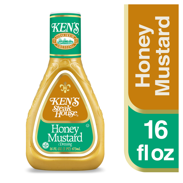 Salad Dressing & Toppings Ken's Steak House Dressing, Honey Mustard hero