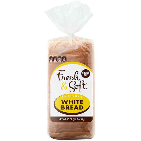 Fresh & Soft  Round Top, Enriched White Bread hero