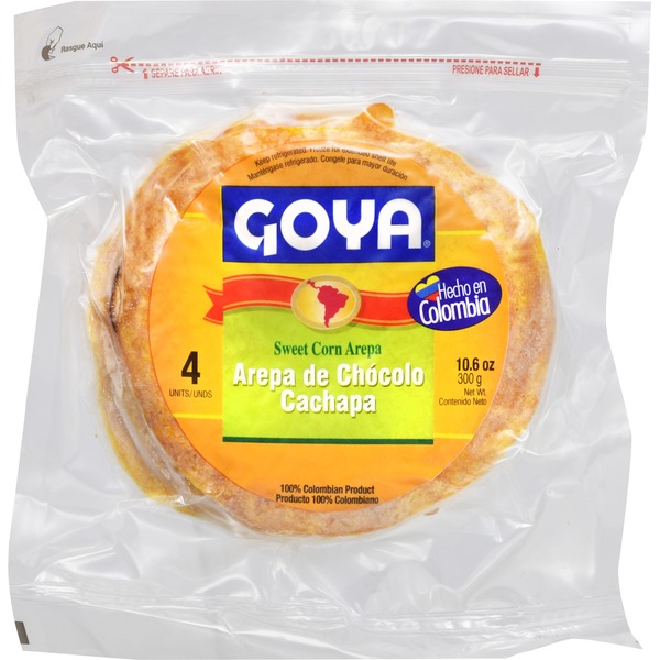 Latino Foods Goya Sweet Corn Arepa hero