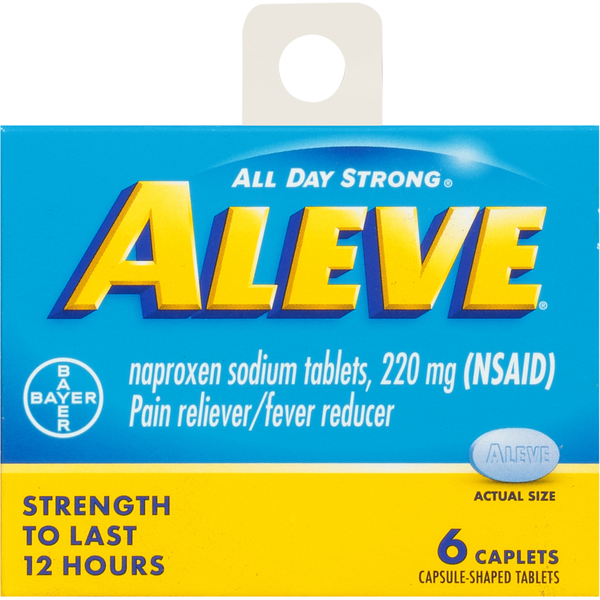 Muscles, Joints & Pain Relief Aleve Naproxen Sodium, 220 mg, Caplets hero