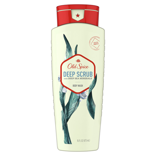 Body Lotions & Soap Old Spice Body Wash for Men Deep Scrub with Deep Sea Minerals Scent Inspired by Nature hero