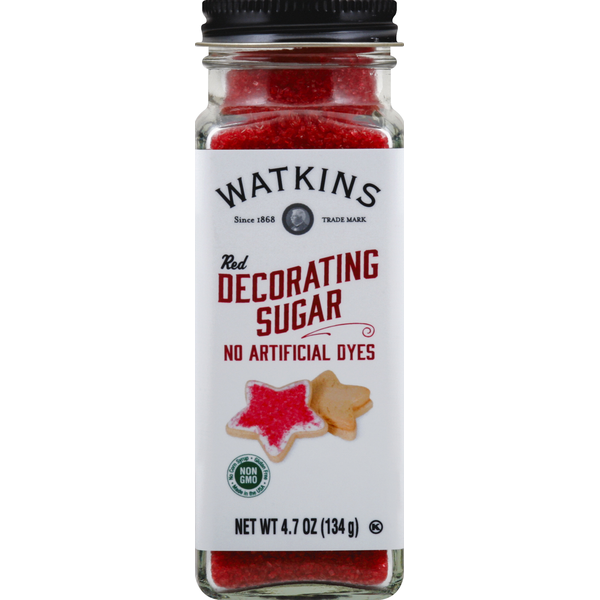 Baking Supplies Watkins Decorating Sugar, Red hero