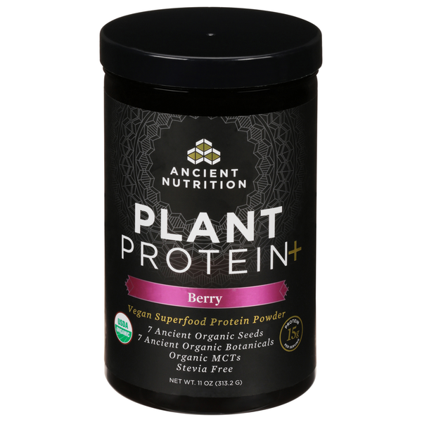 Protein & Meal Replacements Ancient Nutrition Plant Protein+, Berry hero