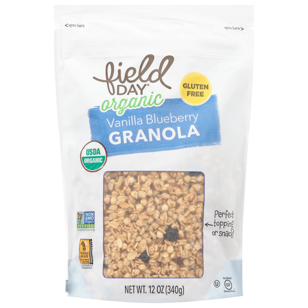 Cereal FIELD DAY Granola, Organic, Vanilla Blueberry hero