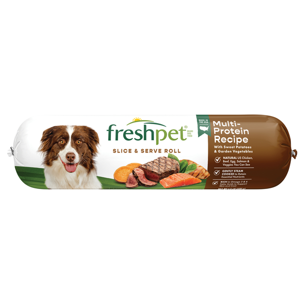 Dog Food & Care Freshpet Dog Food, Multi-Protein Recipe, Slice & Serve Roll hero