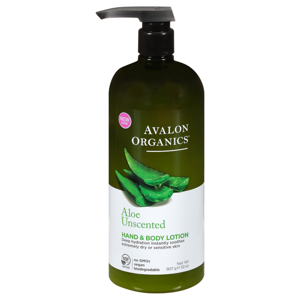 Body Lotion, Soap & Oils Avalon Organics Hand & Body Lotion, Aloe Scented hero