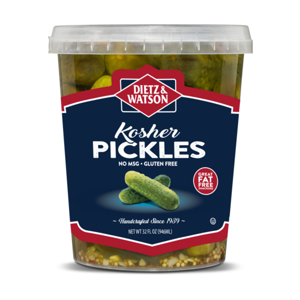 Deli Dips, Spreads, Snacks Dietz & Watson Pickles, Kosher hero