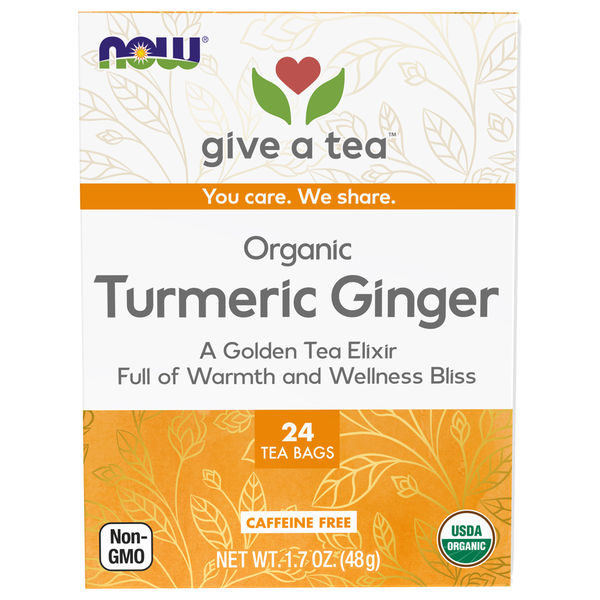 NOW Turmeric Ginger Tea hero