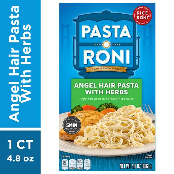 Instant Foods Pasta Roni Angel Hair Pasta With Herbs 4.8 Oz hero