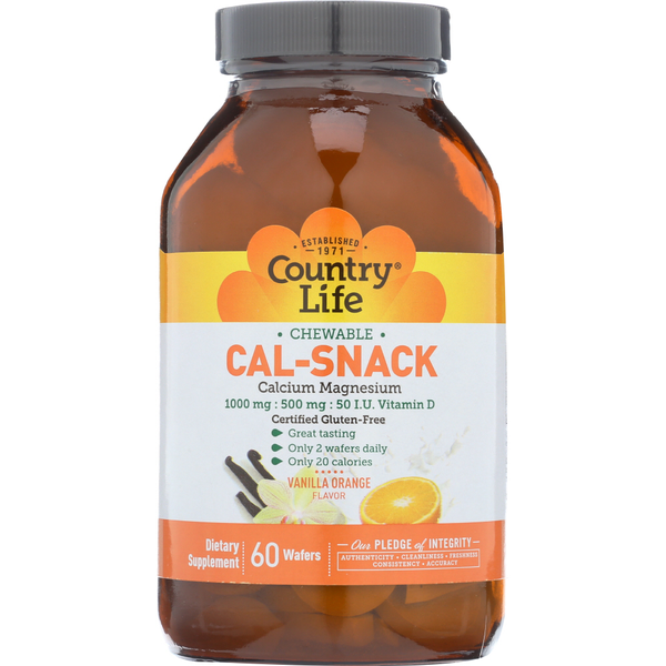 Vitamins & Supplements Country Life Cal Snack Calcium Magnesium hero