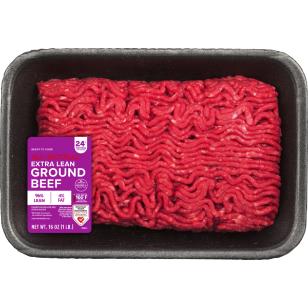 Meat Counter Ibp All Natural* Extra Lean Ground Beef, 1 lb. hero