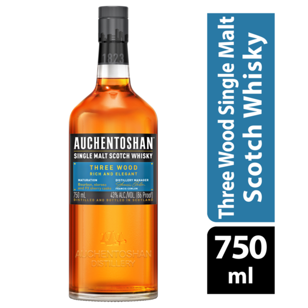 Whiskey Auchentoshan Three Wood Single Malt Scotch Whisky hero