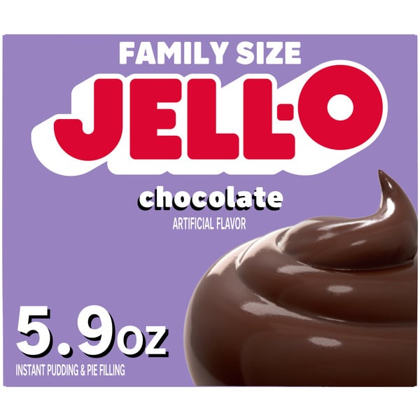 Holiday Items Jell-O Chocolate Instant Pudding & Pie Filling Mix hero