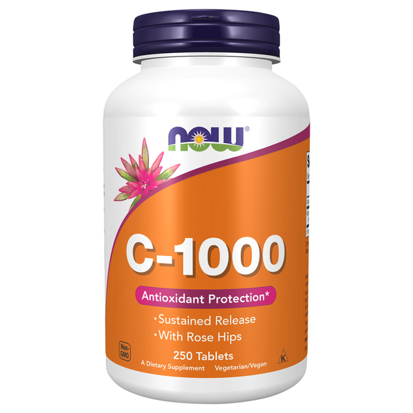 Vitamins & Minerals NOW Vitamin C-1,000 with Rose Hips, Sustained Release hero