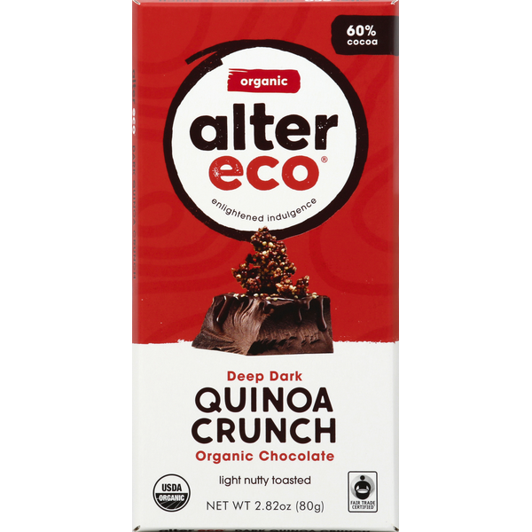 Candy & Chocolate Alter Eco Dark Quinoa Organic Chocolate hero