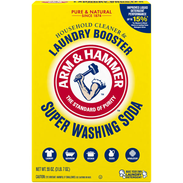 Laundry Arm & Hammer Super Washing Soda Detergent Booster & Household Cleaner hero