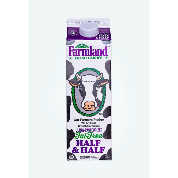 Cream Farmland Fresh Dairies Fat Free Half & Half hero