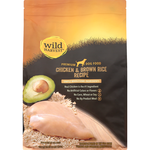 Dog Food & Care Wild Harvest Dog Food, Premium, Chicken & Brown Rice Recipe hero