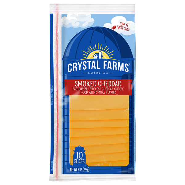 Specialty Cheeses Crystal Farms Cheese, Smoked Cheddar hero