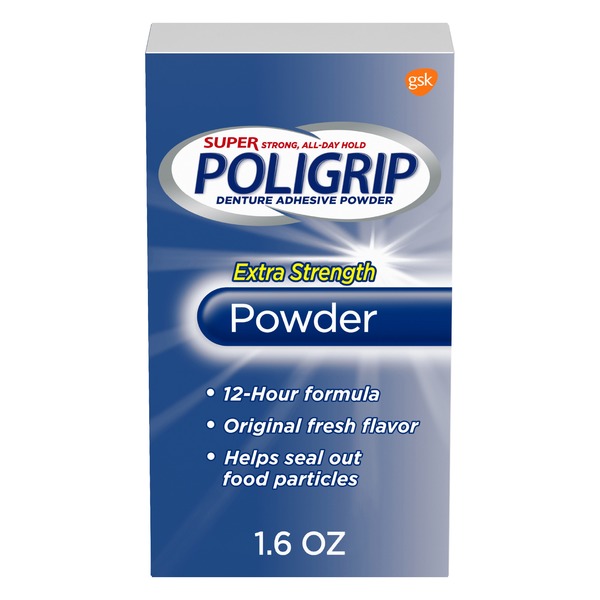 Oral Hygiene Poligrip Denture Adhesive Powder hero