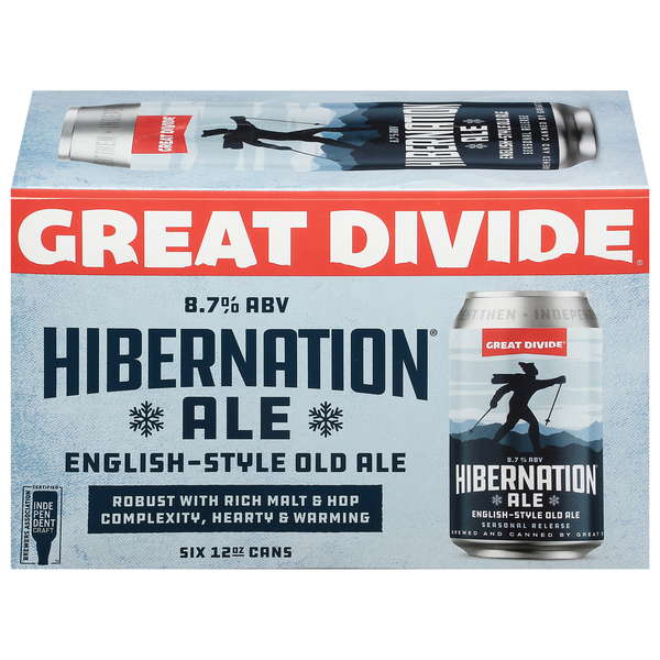 Beers & Coolers Great Divide Beer, Hibernation Ale hero