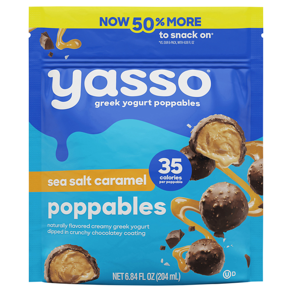 Ice Cream & Ice Yasso Poppables, Greek Yogurt, Sea Salt Caramel hero